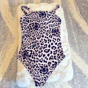 Mikoh one piece leopard print (NWOT)
